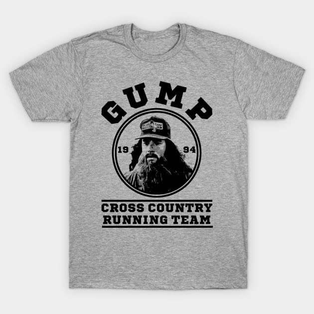 Gump Cross Country Team T-Shirt by scribblejuice